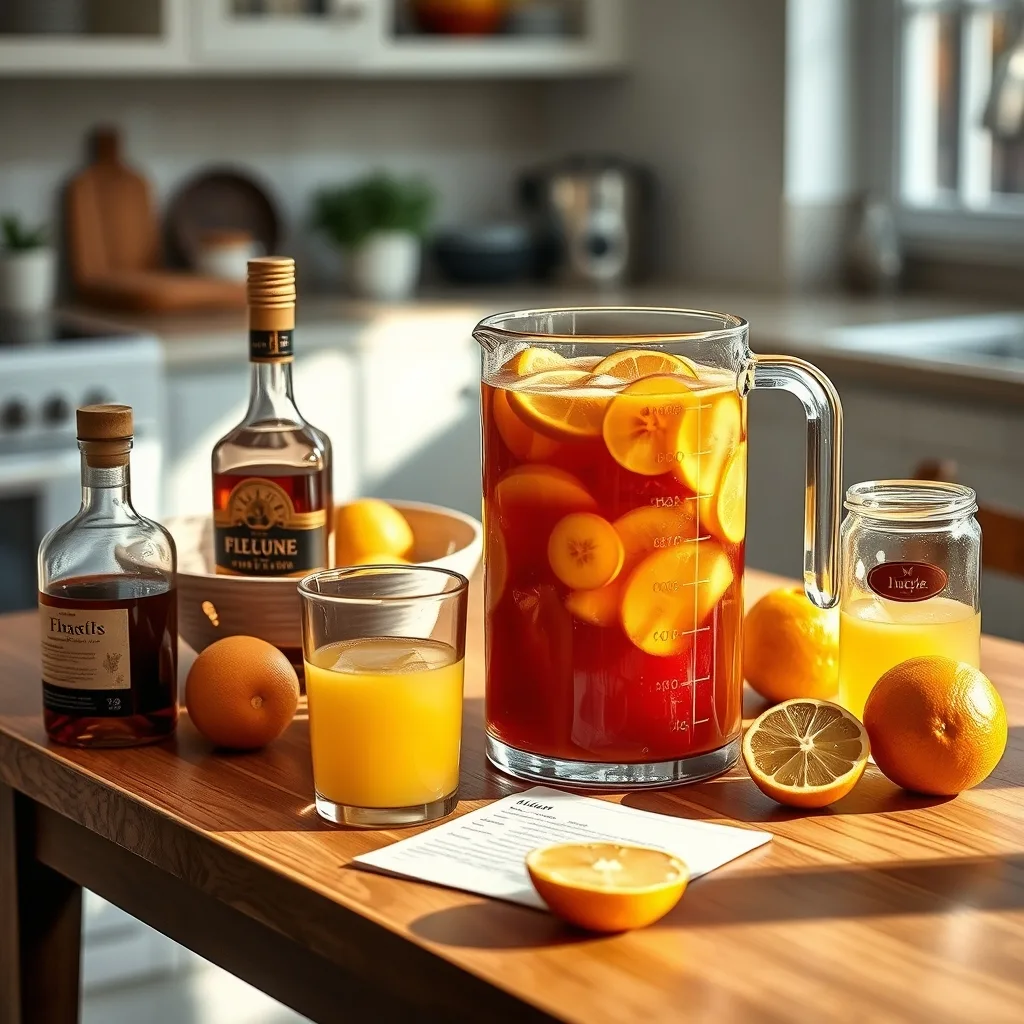 Recette punch simple 2026 : dosage facile