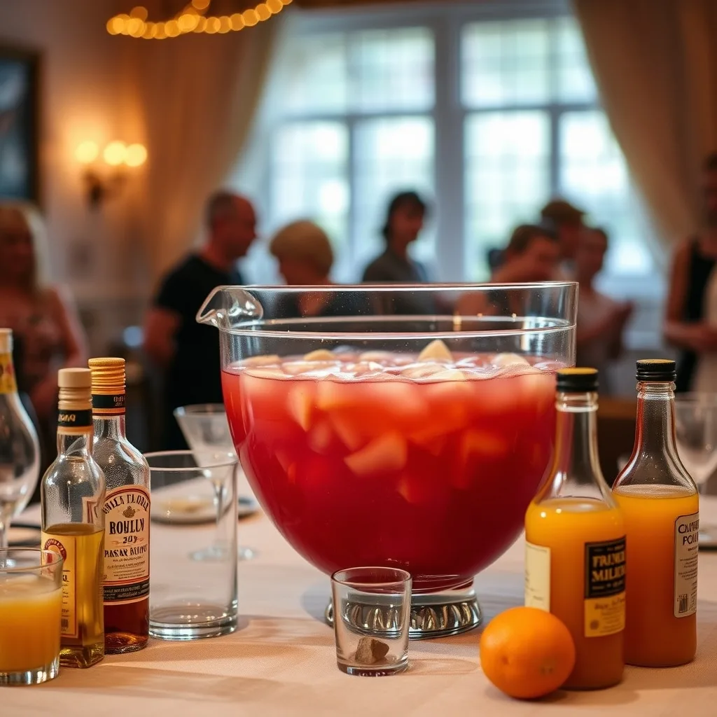 Punch pour 30 personnes : dosage et recette 2026