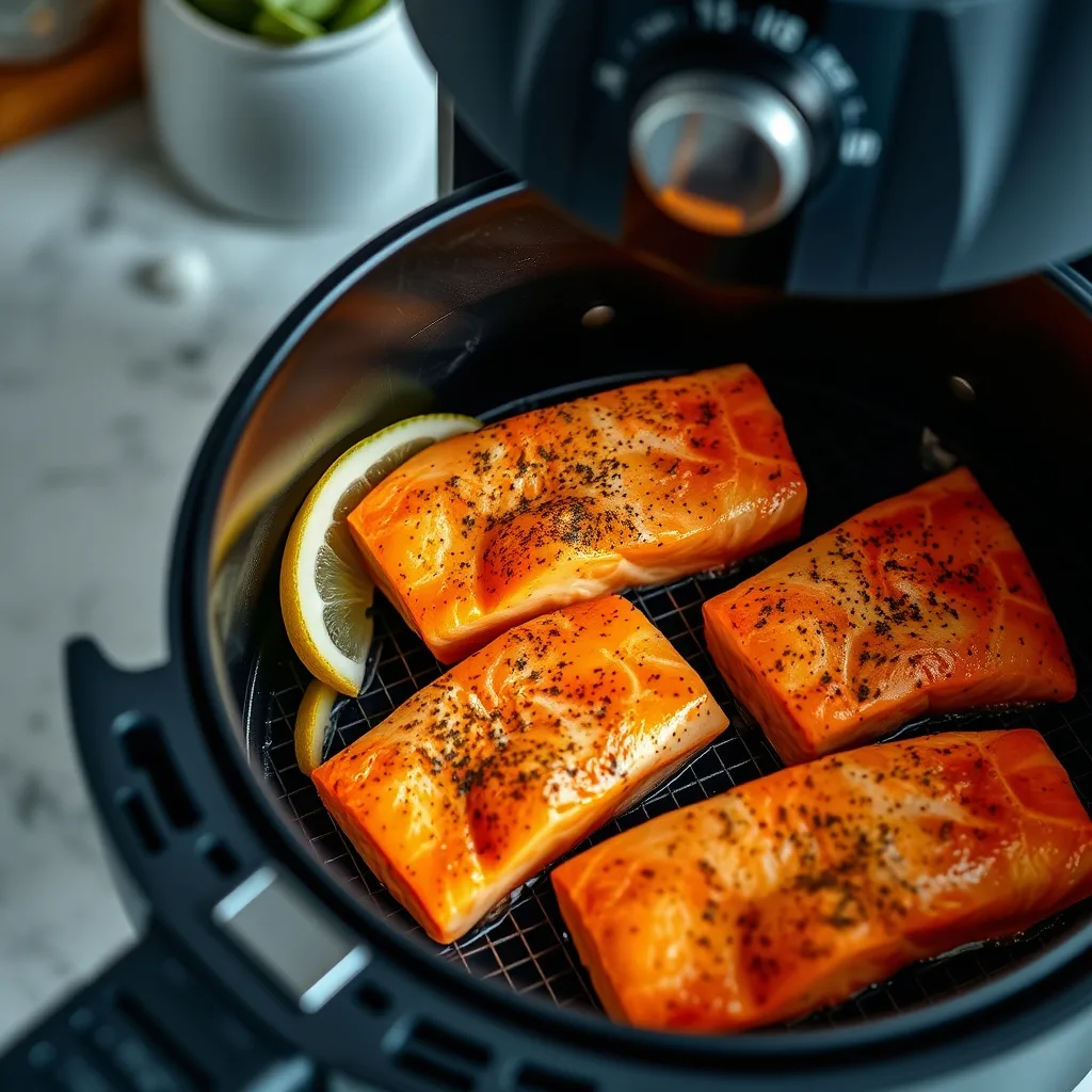 Saumon au air fryer : recette 2026 facile